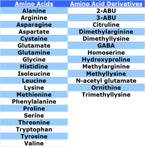 Amino acids
