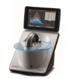 Photo of small spectrophotometer on a white background