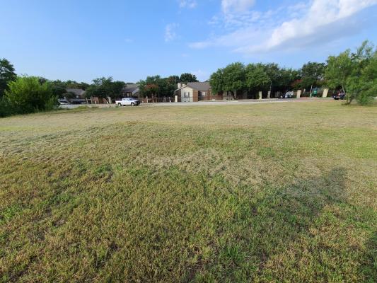 open field on residential street