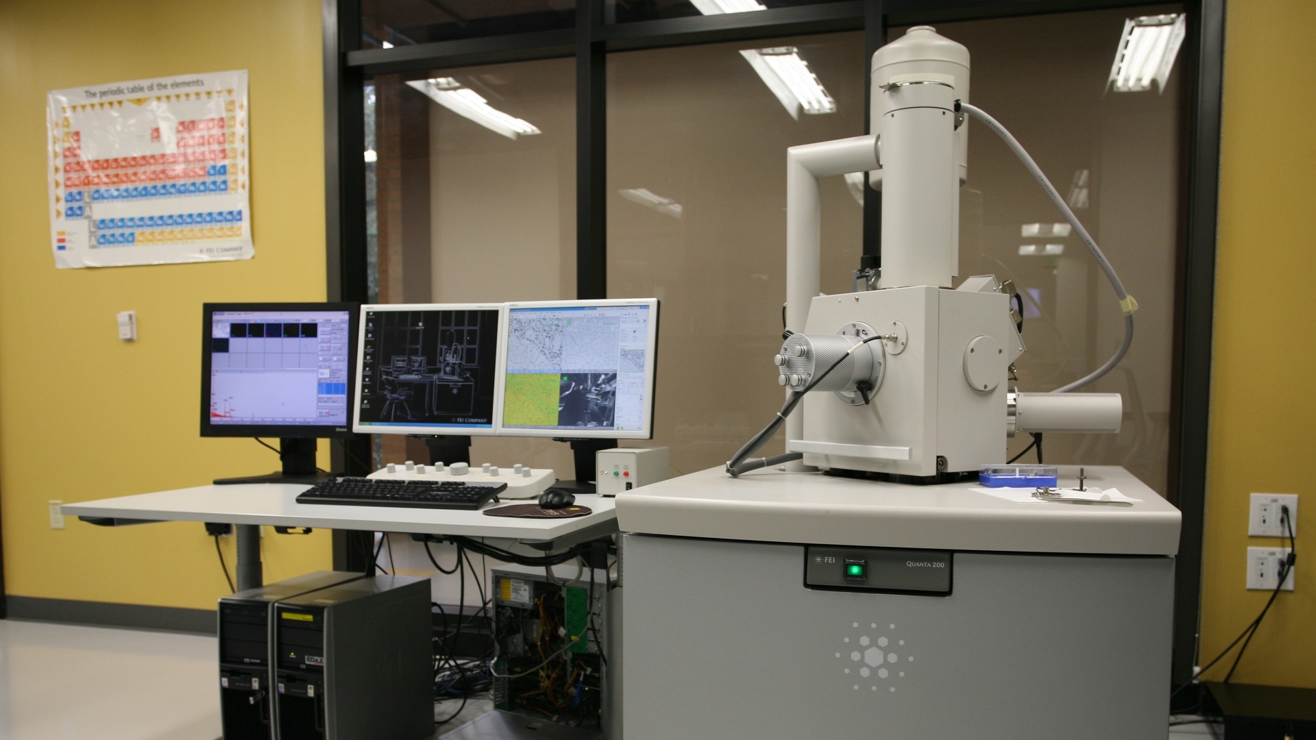 Picture of machine from Materials Research Facility
