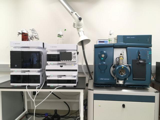 Photo of processors and equipment in a lab