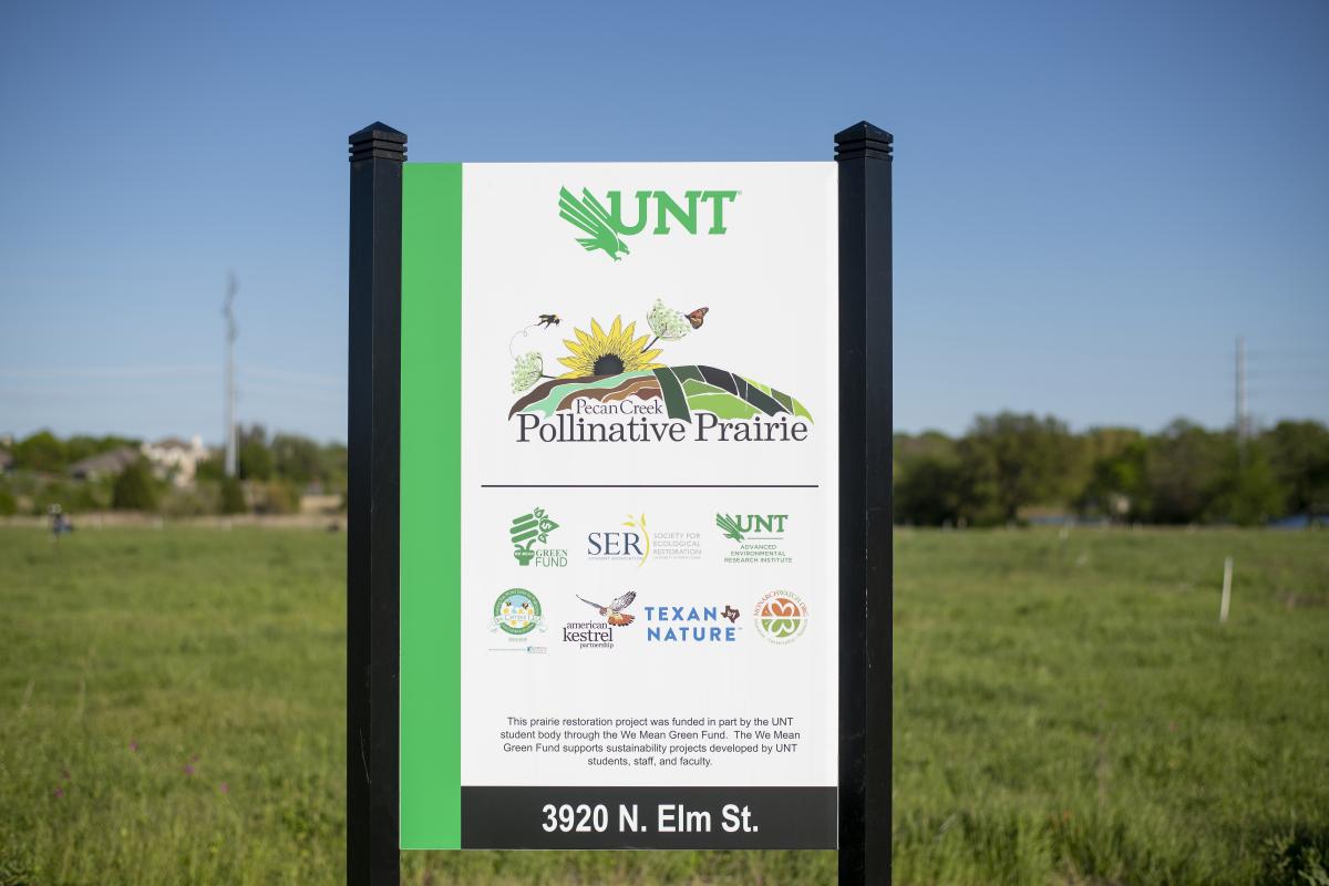 UNT Pecan Creek Pollinative Prairie 3920 N. Elm St.