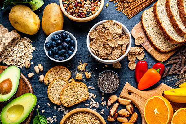 Stock photo of food and fiber